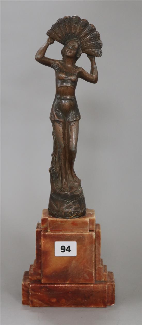 A Deco Spelter dancer